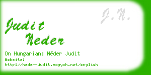 judit neder business card